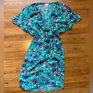 J Crew Women’s size 10 floral wrap dress